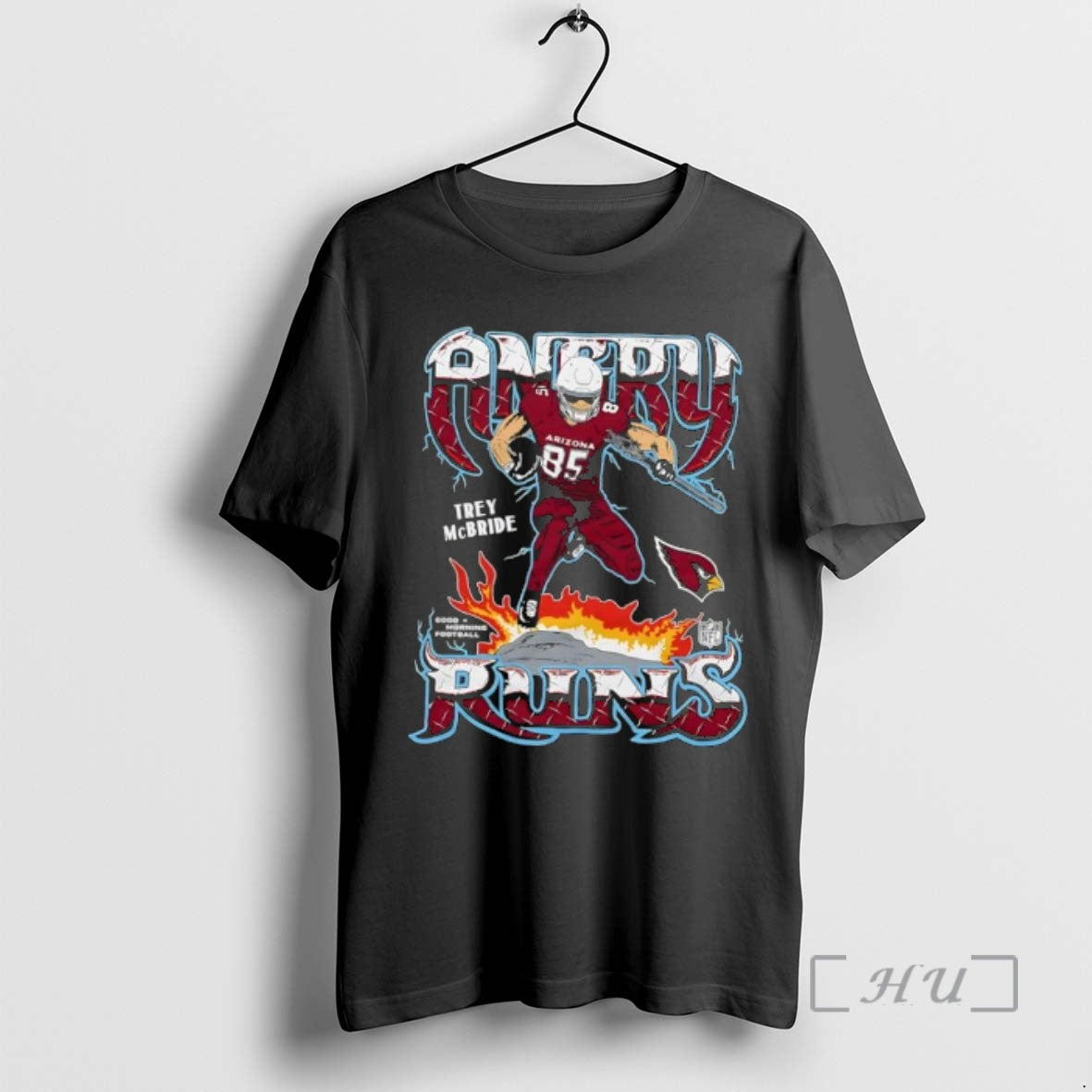 Officials Arizona Cardinals Trey Mcbride Angry Runs T-Shirts, Hoodie, Sweatshirt | DripVista.com