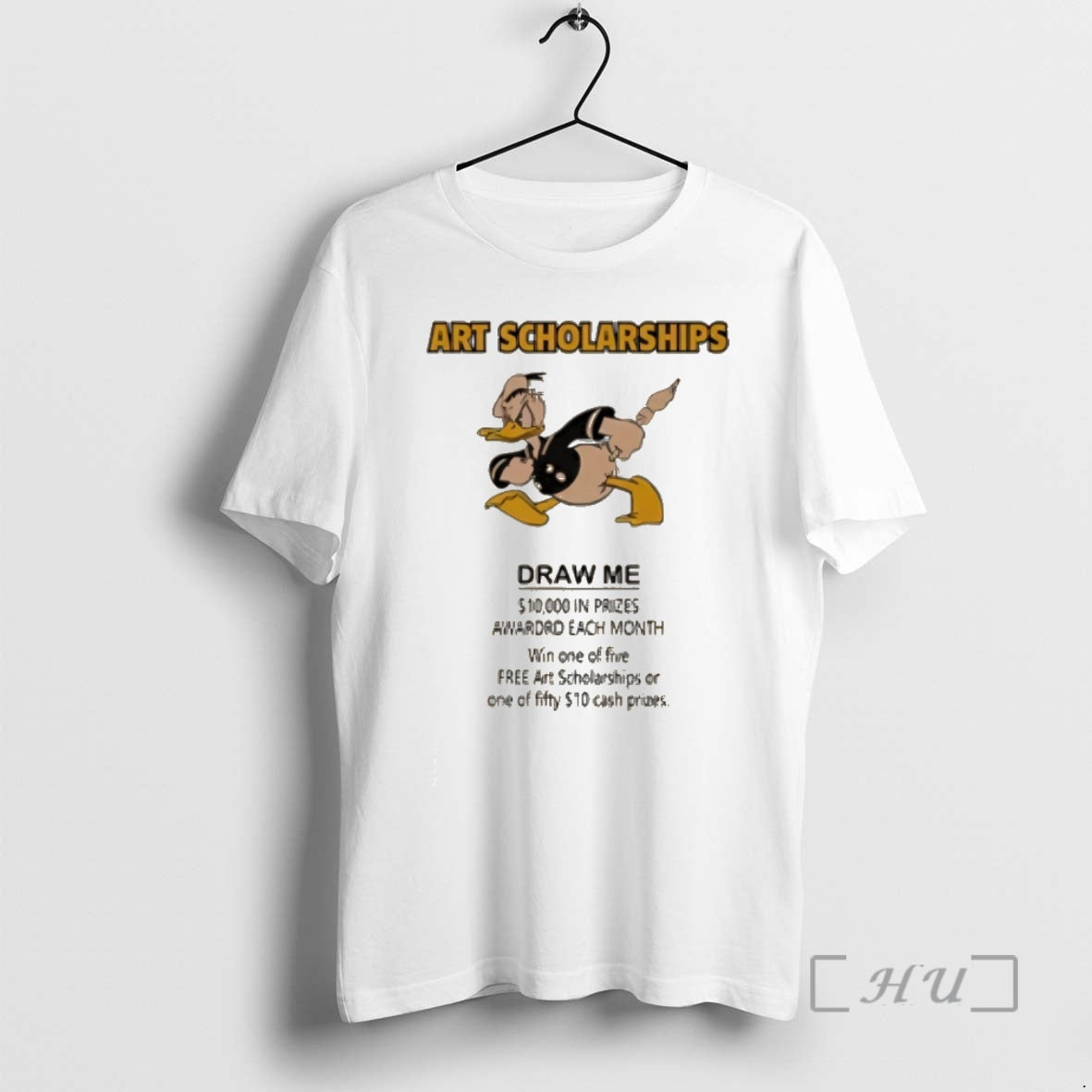 Officials Art Scholarships Draw Me Vintage Cartoon Duck T-Shirts, Hoodie, Sweatshirt | DripVista.com