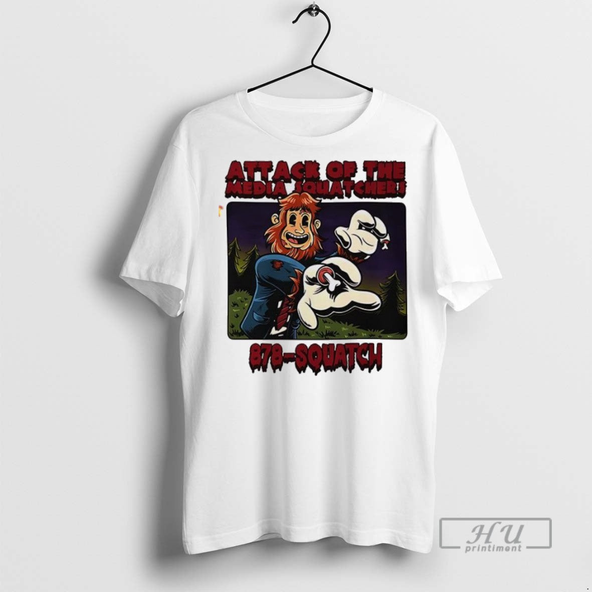 Officials Attack Of The Media Squatchers T Shirt Sweatshirt Hoodies