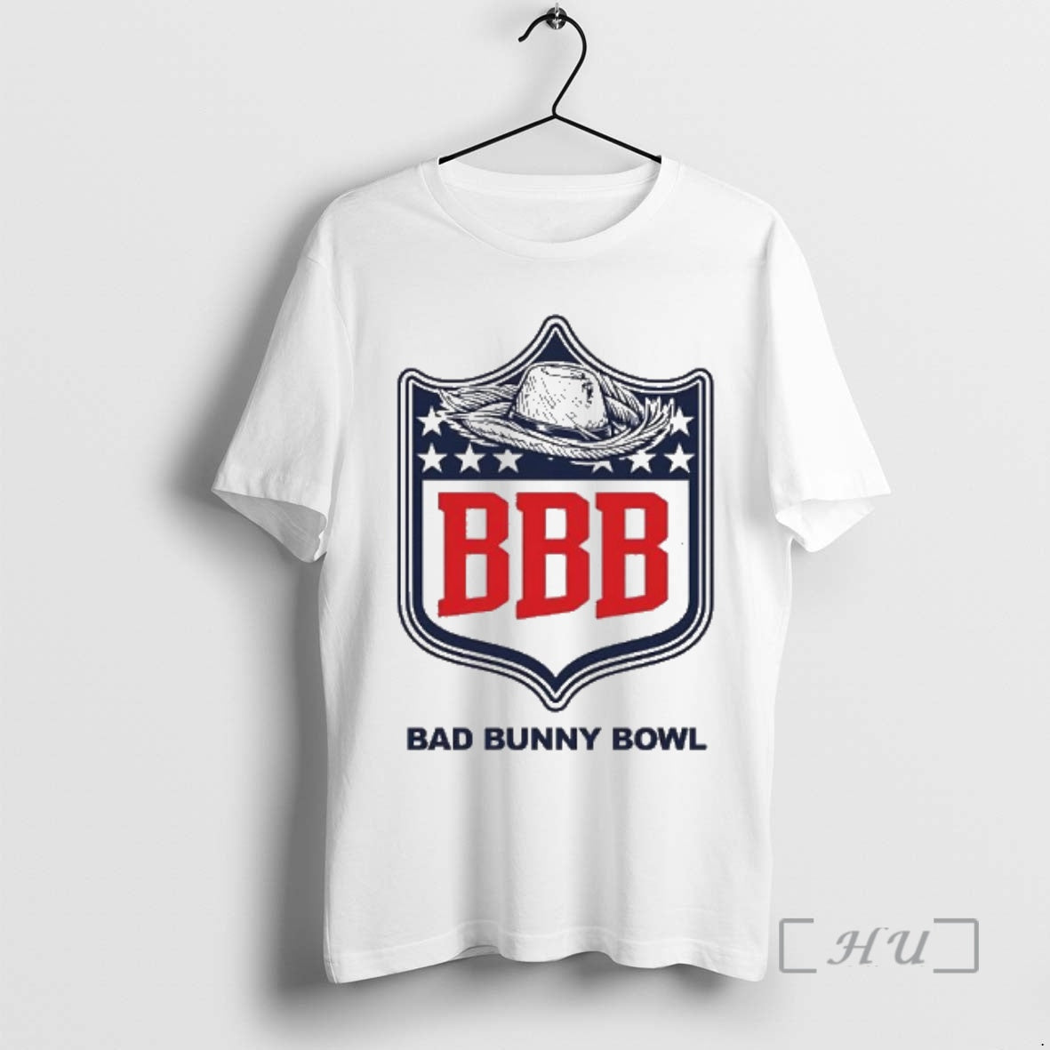 Officials Bbb Bad Bunny Bowl Straw Hat Logo Shield T-Shirts, Hoodie, Sweatshirt | DripVista.com