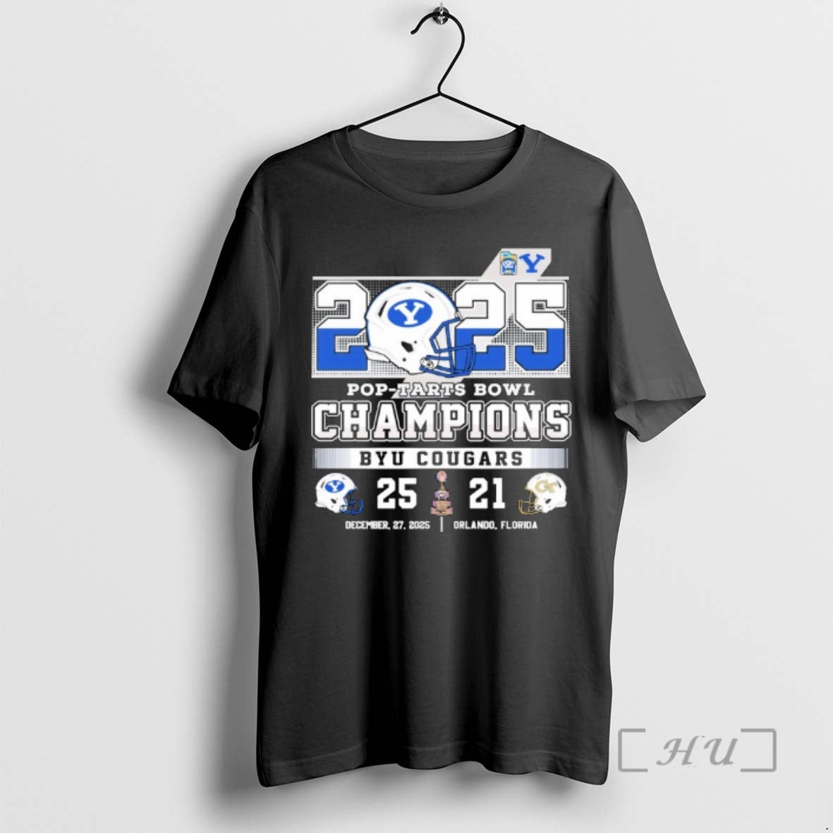 Officials Byu Cougars 2025 Pop Tarts Bowl Champions 25 21 T-Shirts, Hoodie, Sweatshirt | DripVista.com