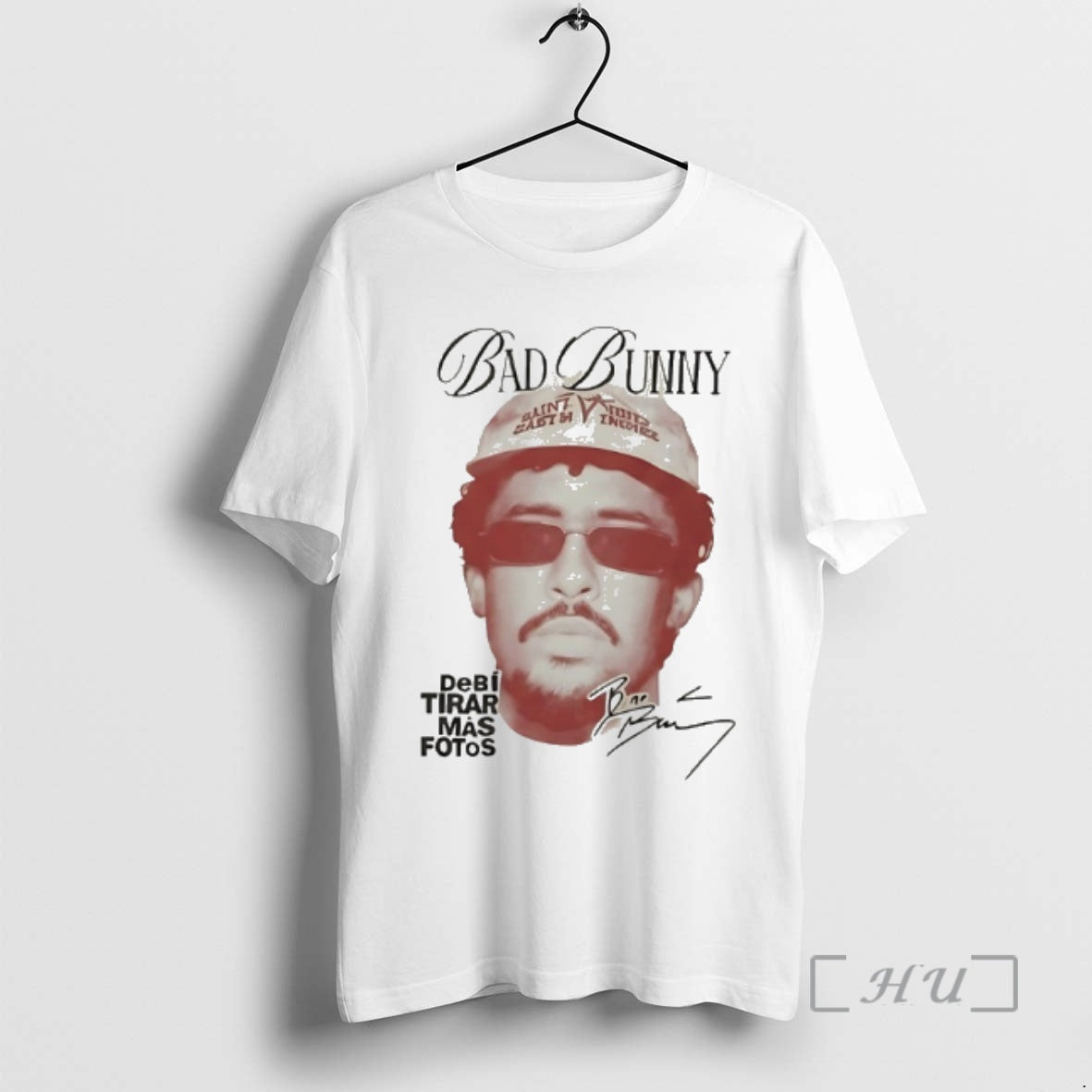 Officials Bad Bunny Debi Tirar Mas Fotos Signature T-Shirts, Hoodie, Sweatshirt | DripVista.com