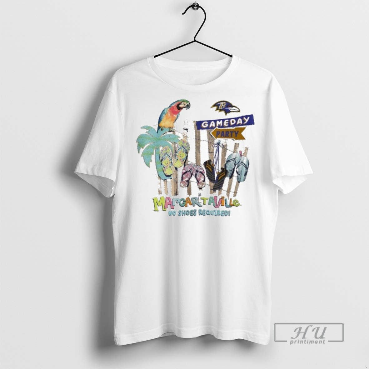 Officials Baltimore Ravens Gameday Party Margaritaville No Shoes Required T Shirts Sweatshirt Hoodies