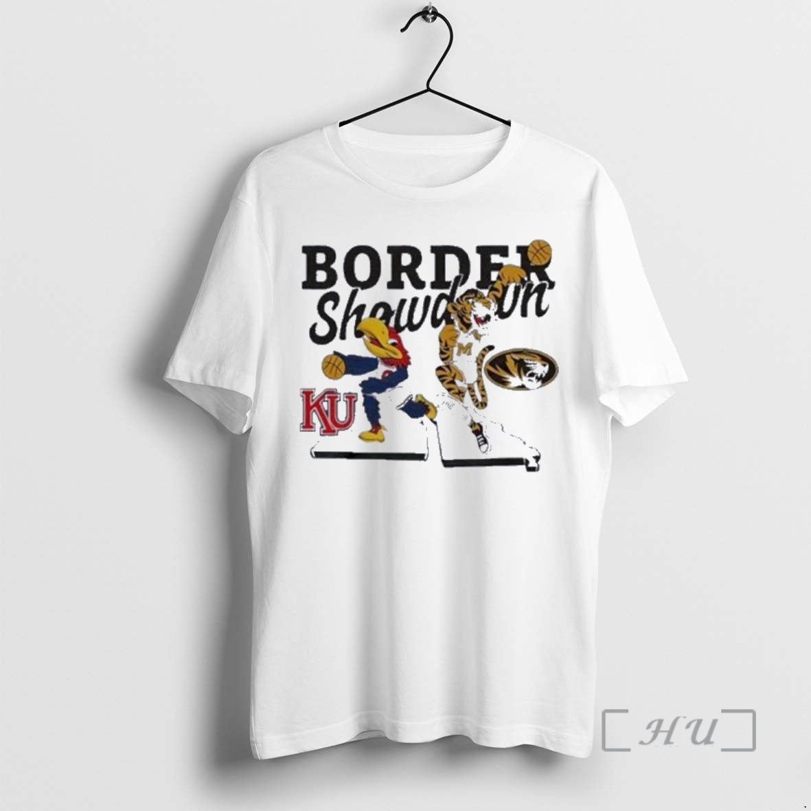 Officials Basketball Border Showdown Ku Vs Mizzou 2025 T-Shirts, Hoodie, Sweatshirt | DripVista.com