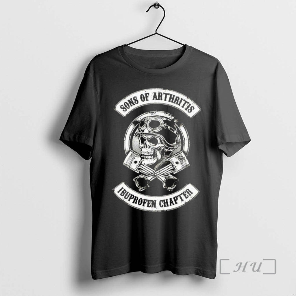 Officials Bike Skull Sons Of Arthritis I Ibuprofen Chapter T-Shirts, Hoodie, Sweatshirt | DripVista.com