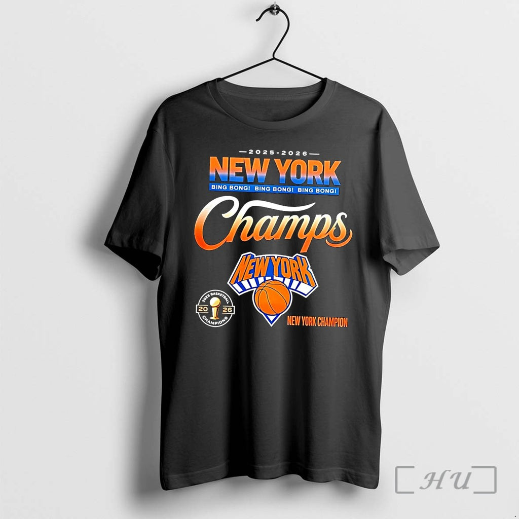 Officials Bing Bong 2025 2026 New York Champs Basketball Champion Black Premium T Shirts Sweater