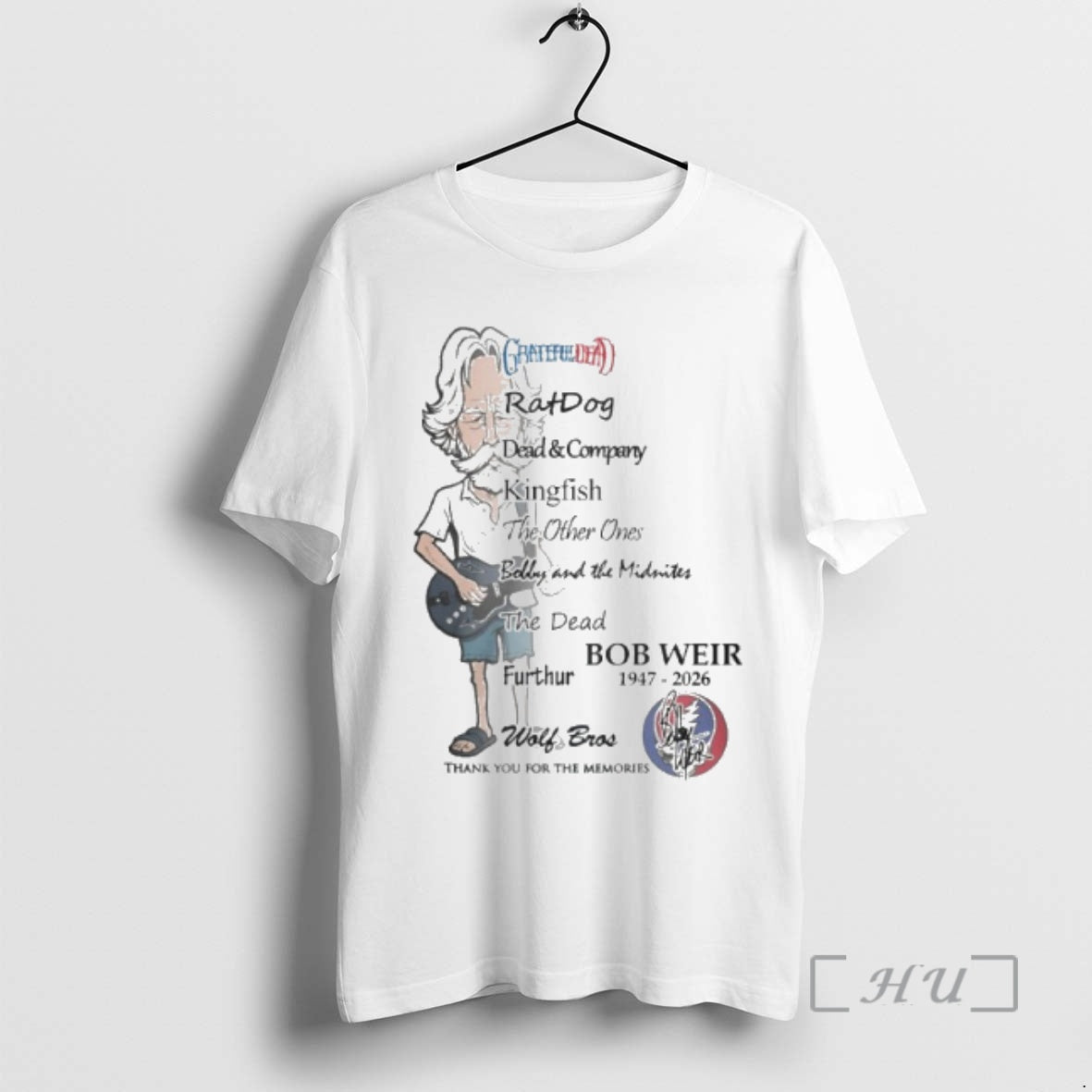 Officials Bobby Weir 1947 2026 Grateful Dead Wolf Bros T-Shirts, Hoodie, Sweatshirt | DripVista.com