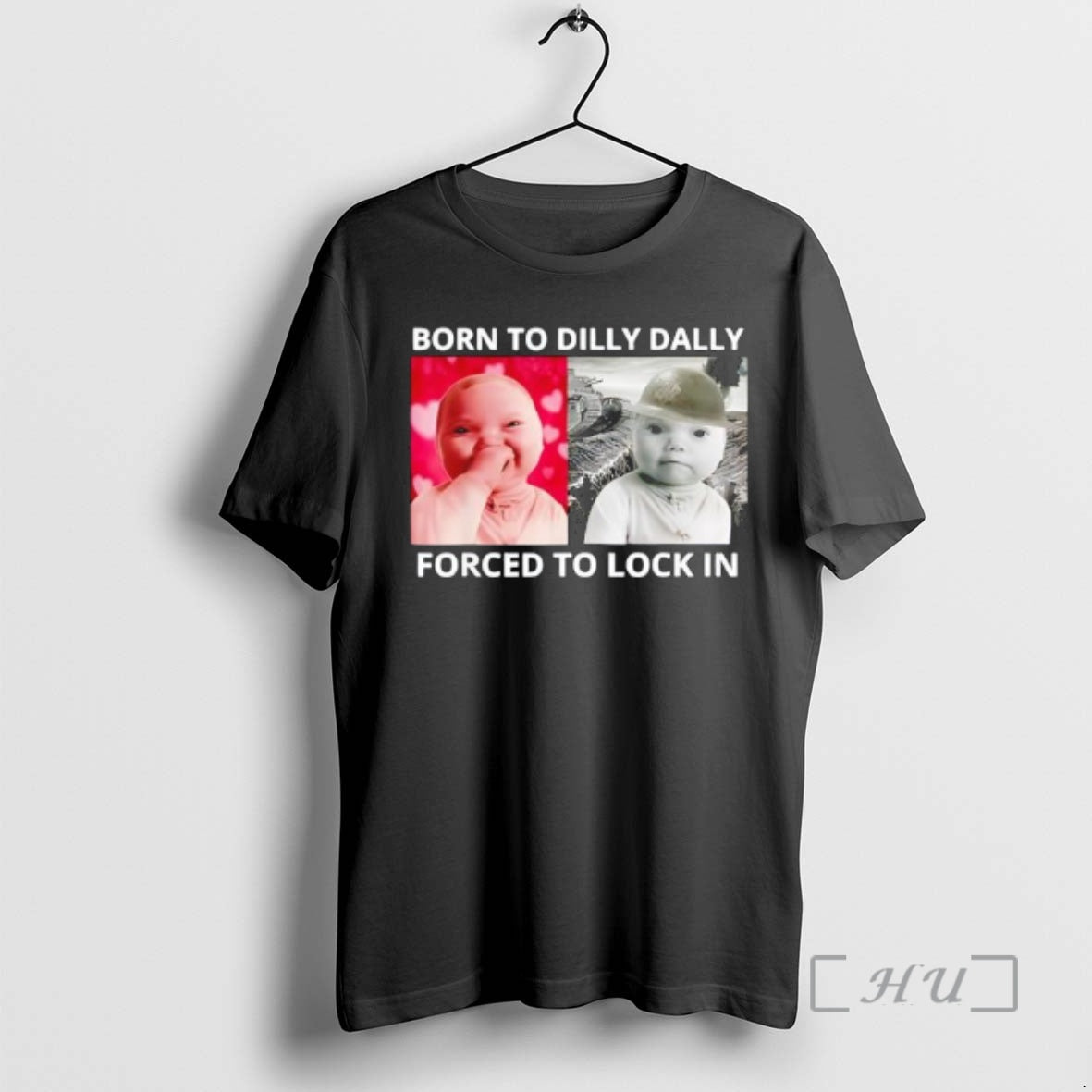 Officials Born To Dilly Dally Forced To Lock In Ai Baby Laugh Meme Premium T-Shirts, Hoodie, Sweatshirt | DripVista.com