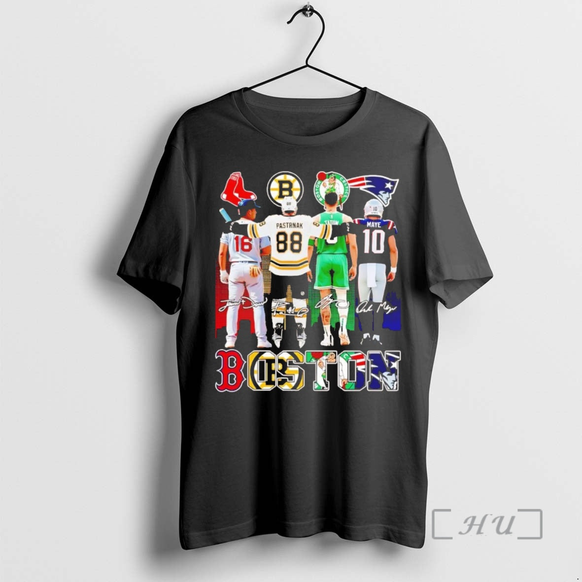 Officials Boston Sports Teams Players Signatures Christmas Chriast T-Shirts, Hoodie, Sweatshirt | DripVista.com