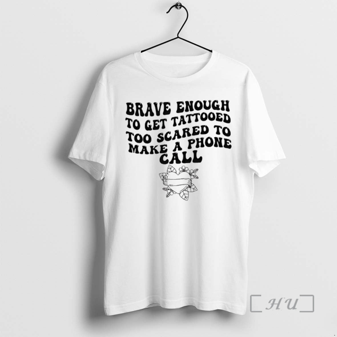 Officials Brave Enough To Get A Tattoo Too Scared To Make A Phone Call Premium T-Shirts, Hoodie, Sweatshirt | DripVista.com