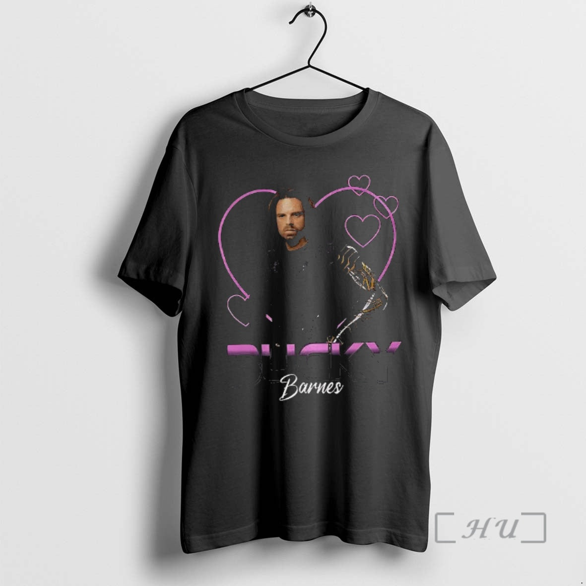 Officials Bucky Barnes Hearts Graphic T-Shirts, Hoodie, Sweatshirt | DripVista.com