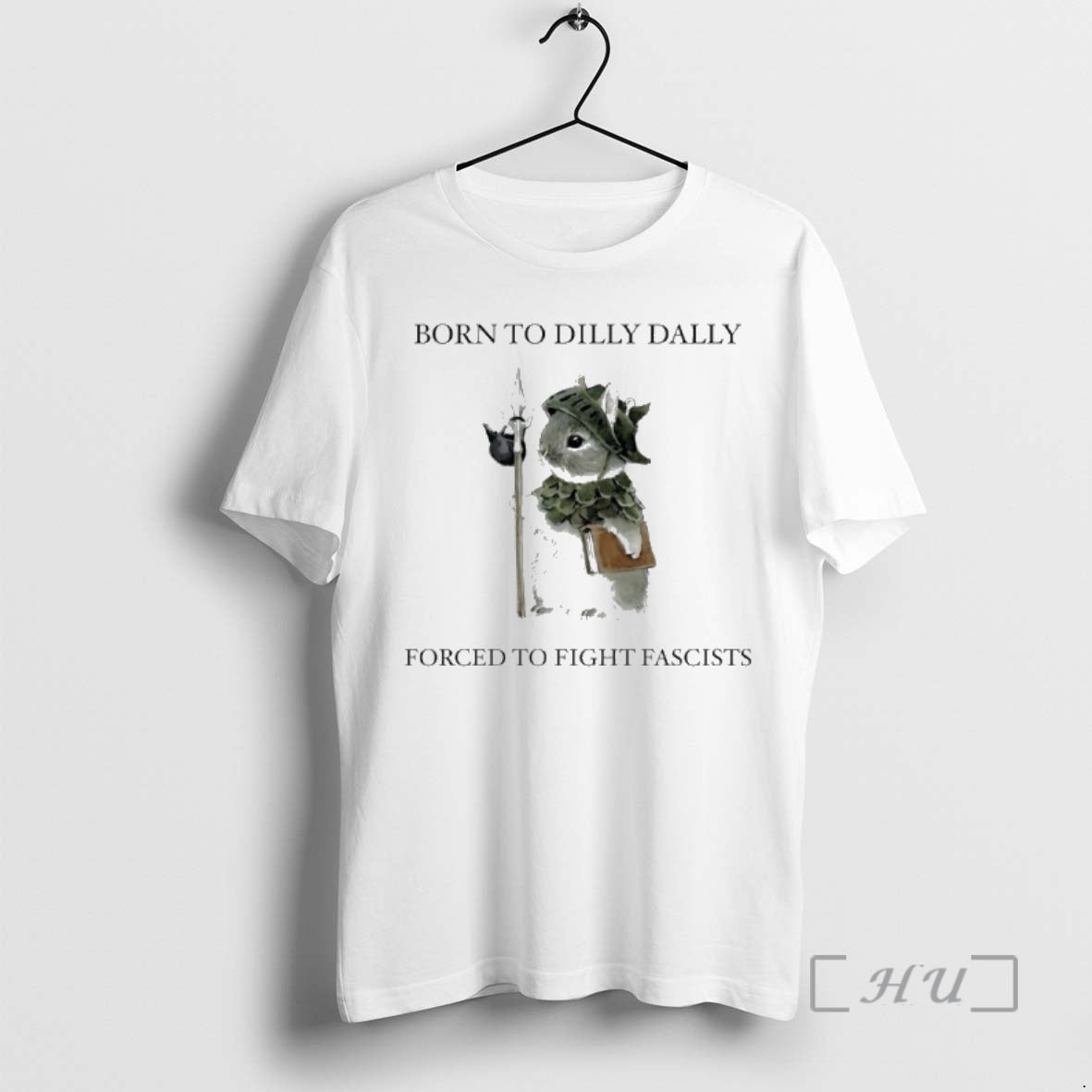 Officials Bunny Born To Dilly Dally Forced To Fight Fascists T-Shirts, Hoodie, Sweatshirt | DripVista.com