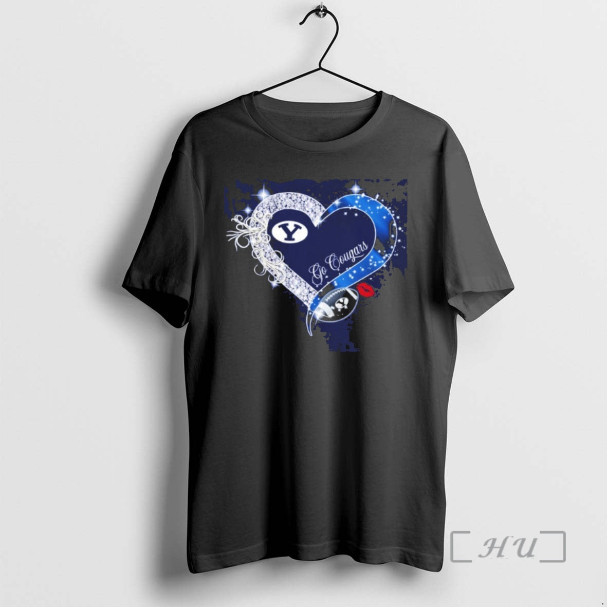 Officials Byu Heart Go Cougars Baseball T-Shirts, Hoodie, Sweatshirt | DripVista.com