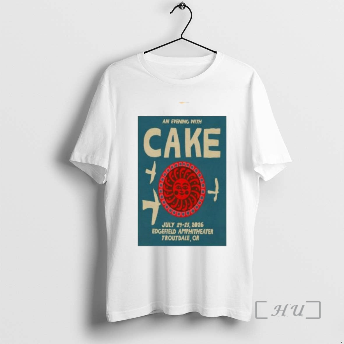 Officials Cake Edgefield Amphitheater In Troutdale Or Jul 24 25 2026 Circle White Premium T-Shirts, Hoodie, Sweatshirt