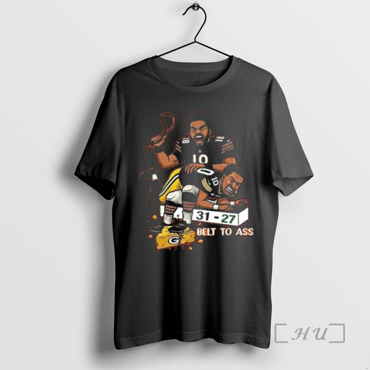 Officials Caleb Williams Belt To Ass 31 27 Green Bay Packers Premium T Shirts Sweater Hoodie, Sweatshirt | DripVista.com