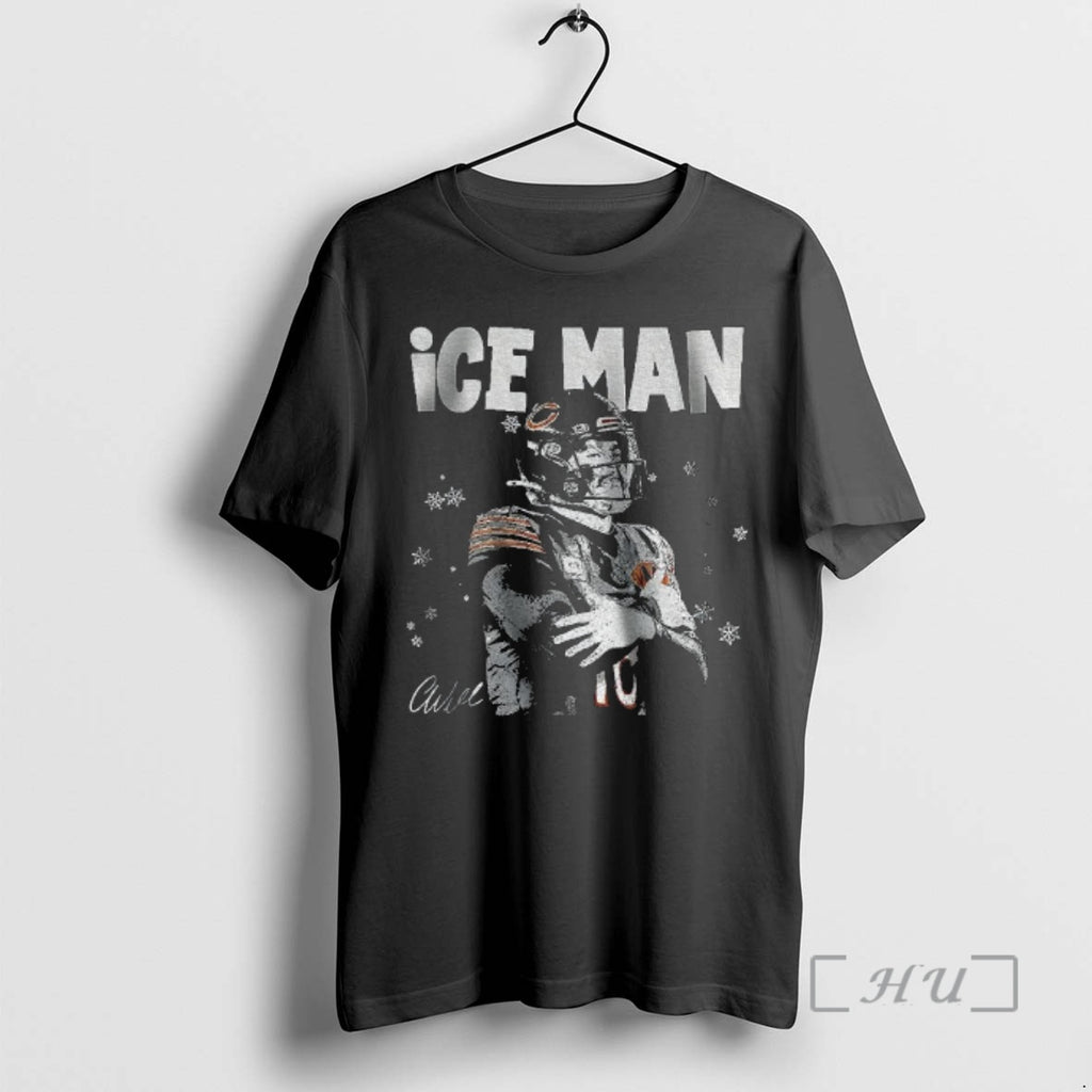 Officials Caleb Williams Football Vintage Ice Man Chicago Football Signature T-Shirts, Hoodie, Sweatshirt | DripVista.com