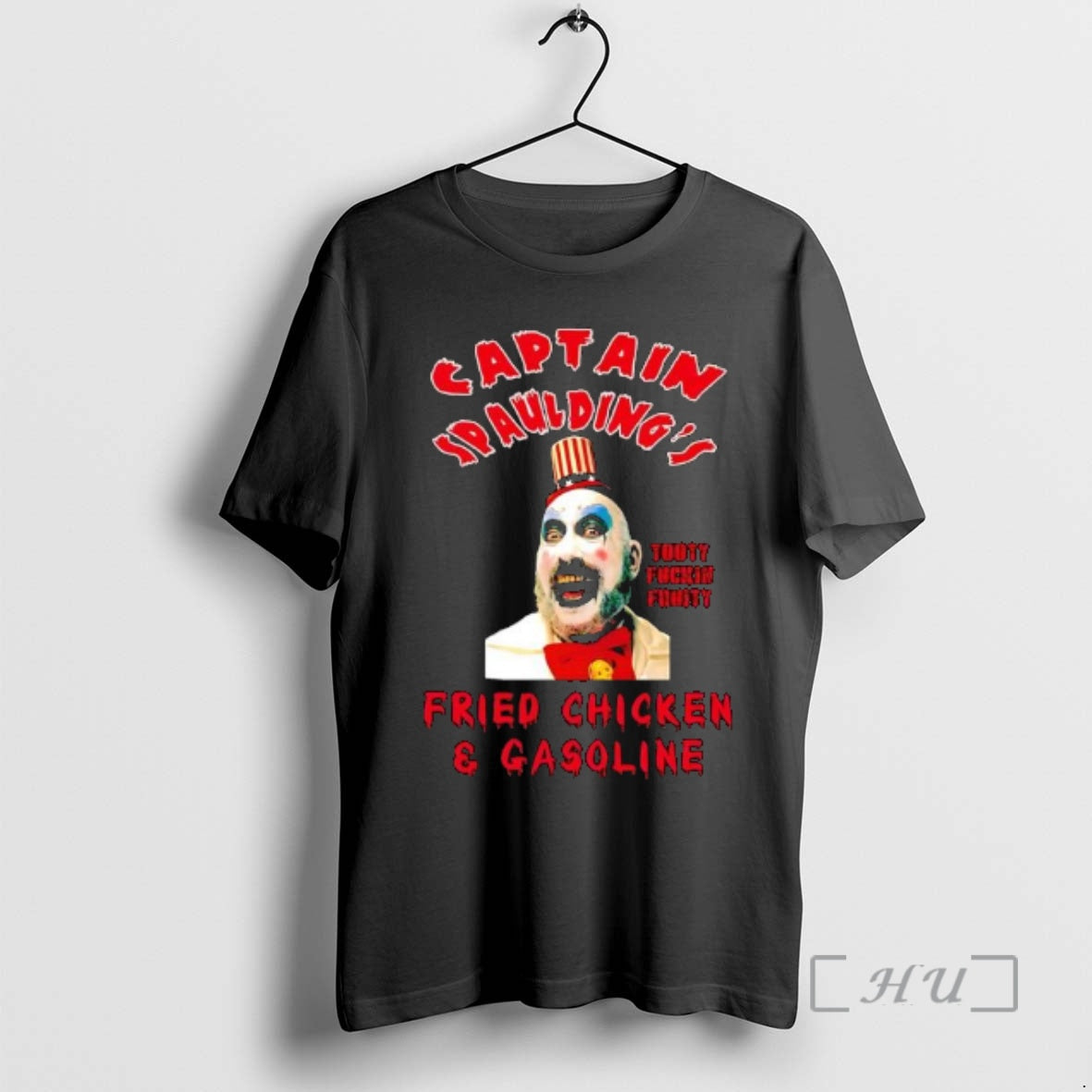Officials Captain Spauldings Fried Chicken Gasoline Tooty Fuckin Fruity Graphic T-Shirts, Hoodie, Sweatshirt | DripVista.com