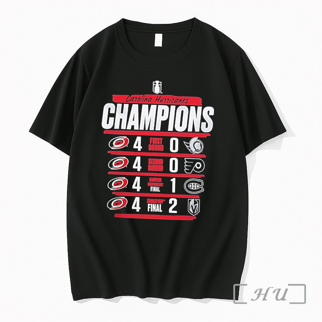 Officials Carolina Hurricanes 2026 Stanley Cup Champions Schedule Tee