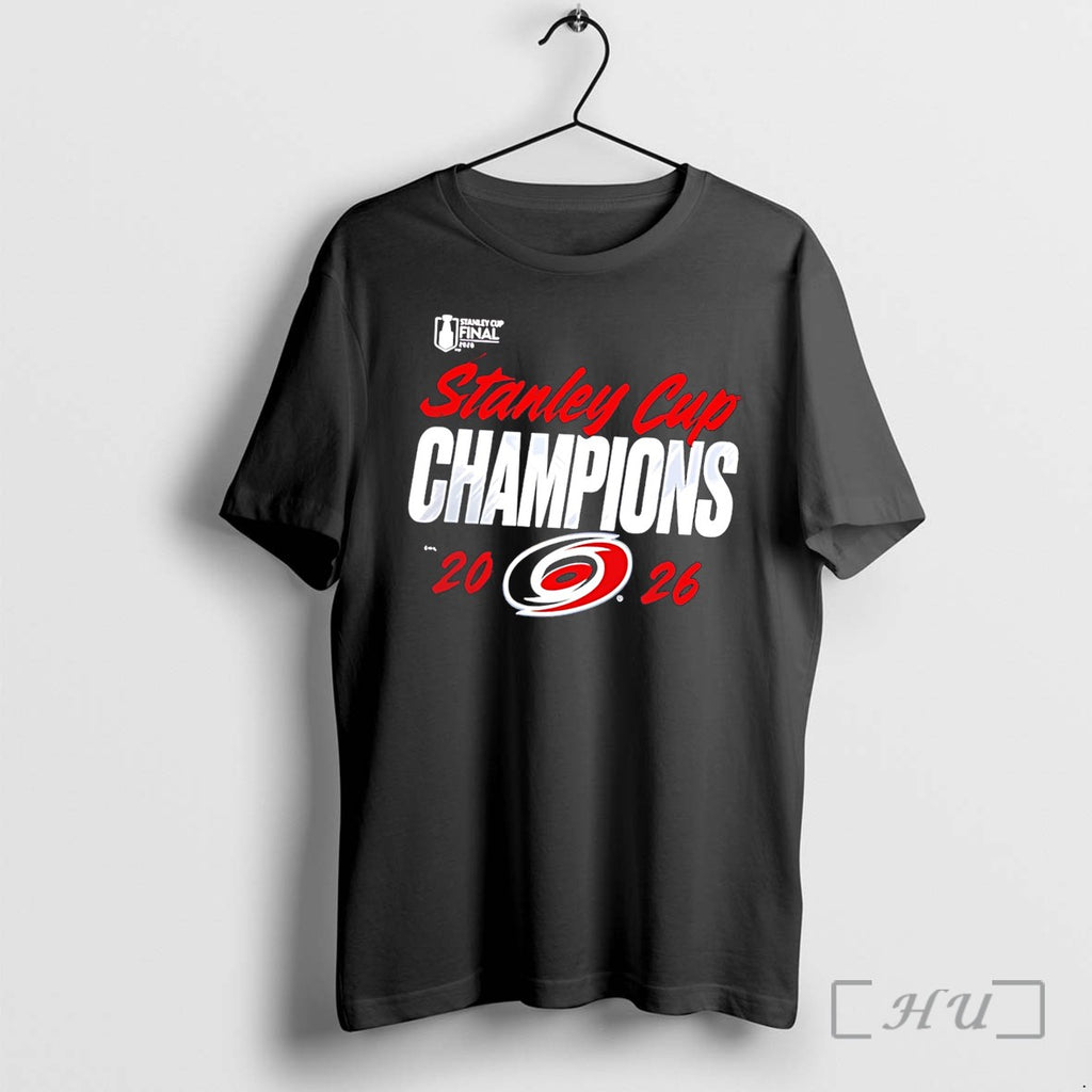 Officials Carolina Hurricanes 2026 Stanley Cup Champions Vintage Tee