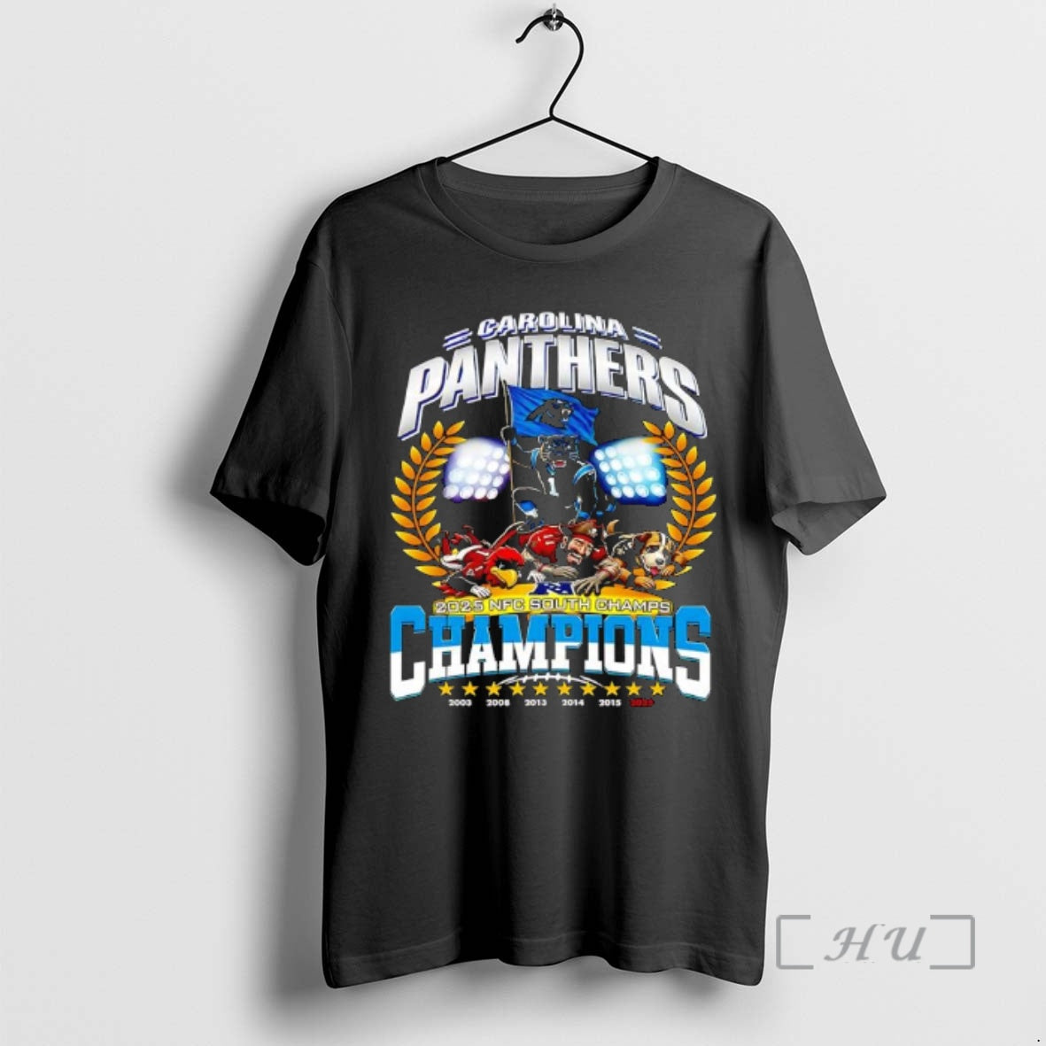 Officials Carolina Panthers Nfc South 2025 Champions Division T-Shirts, Hoodie, Sweatshirt | DripVista.com