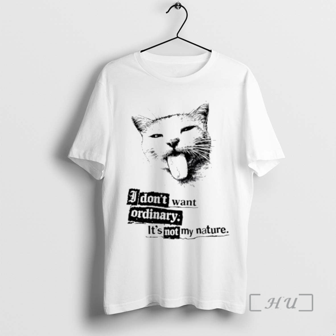 Officials Cat I Dont Want Ordinary Its Not My Nature T-Shirts, Hoodie, Sweatshirt | DripVista.com