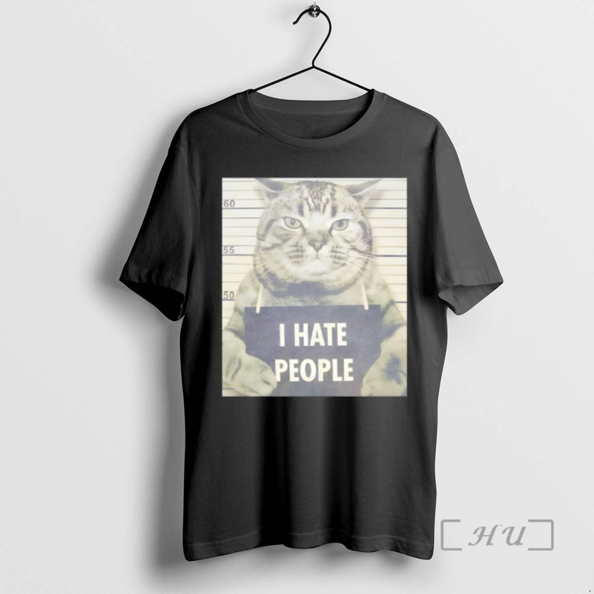 Officials Cat Mugshot I Hate People Funny T-Shirts, Hoodie, Sweatshirt | DripVista.com