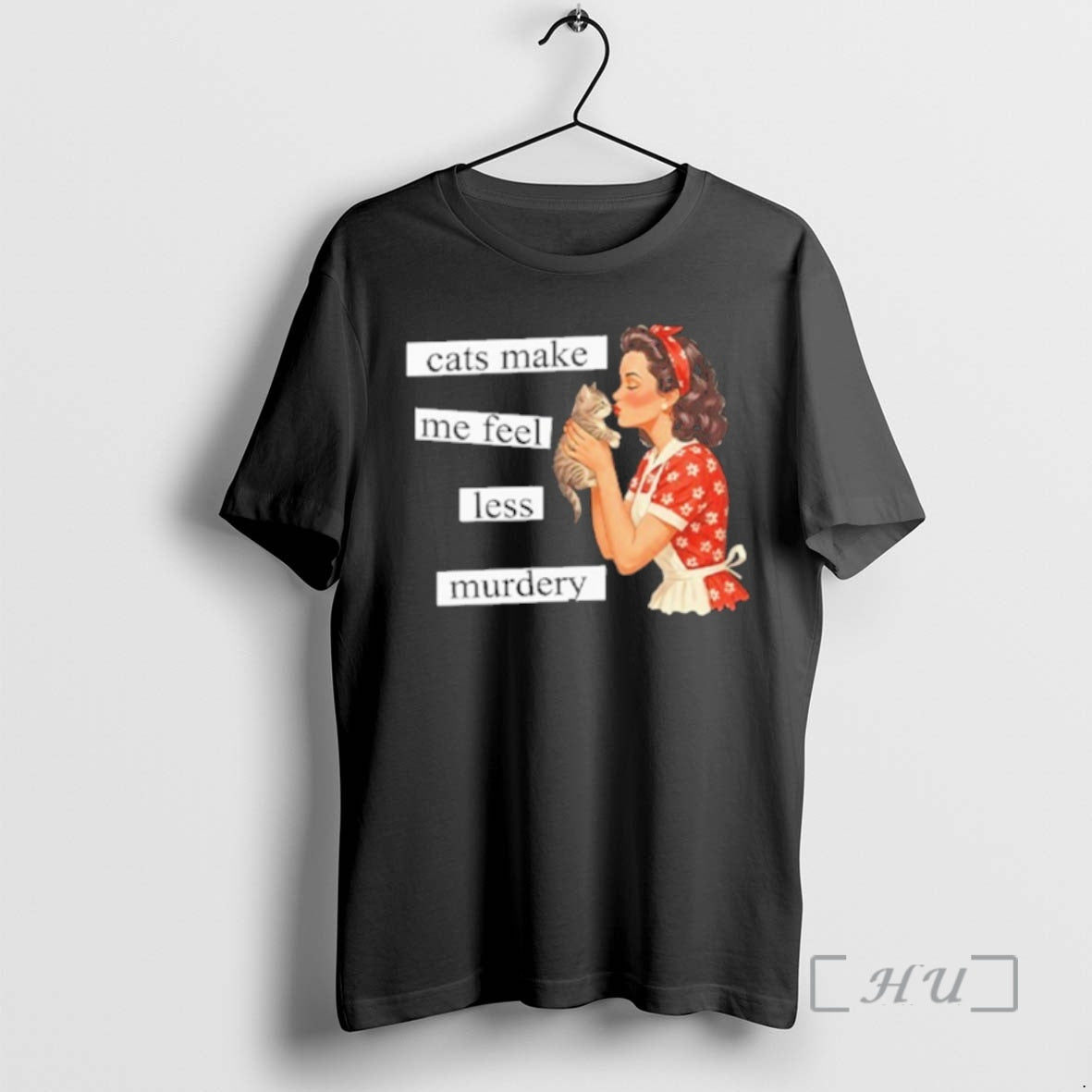 Officials Cats Make Me Feel Less Murdery T-Shirts, Hoodie, Sweatshirt | DripVista.com