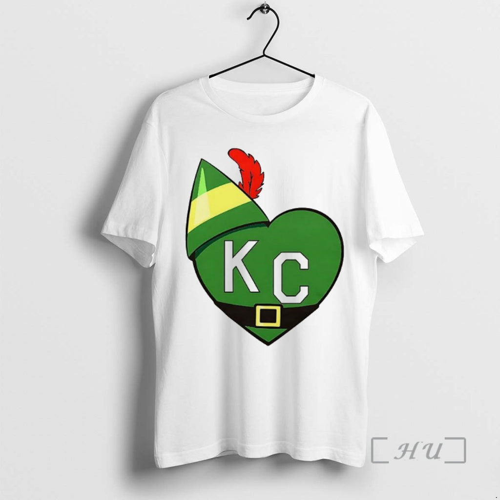Officials Cheerful Buddy The Elf Kc Heart Christmas T-Shirts, Hoodie, Sweatshirt | DripVista.com