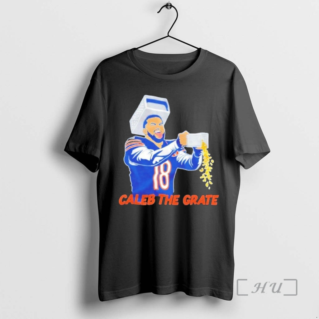 Officials Chicago Caleb Williams Cheese Grater Caleb The Grate T-Shirts, Hoodie, Sweatshirt | DripVista.com