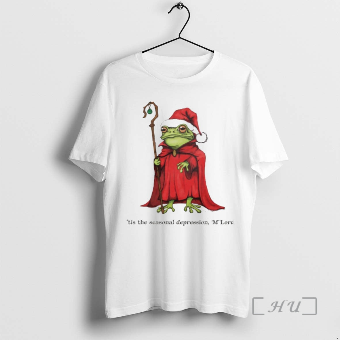 Officials Christmas Wizard Frog Tis The Seasonal Depression Mlord T-Shirts, Hoodie, Sweatshirt | DripVista.com