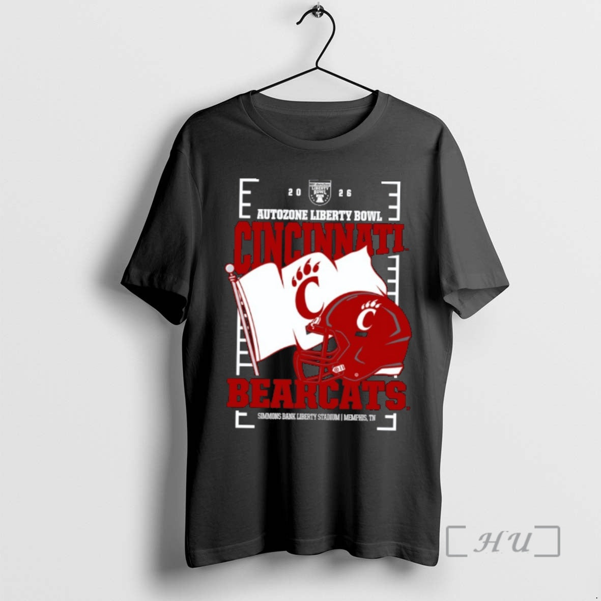 Officials Cincinnati Bearcats 2026 Autozone Liberty Bowl Helmet T-Shirts, Hoodie, Sweatshirt | DripVista.com