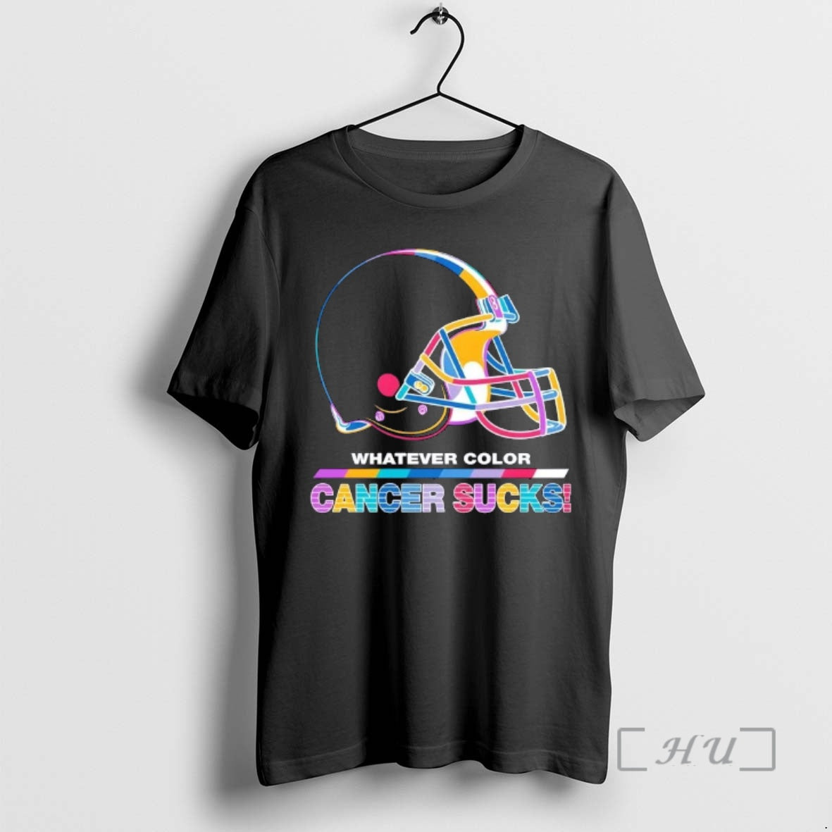 Officials Cleveland Browns Football Whatever Color Cancer Sucks Logo Colors T-Shirts, Hoodie, Sweatshirt | DripVista.com