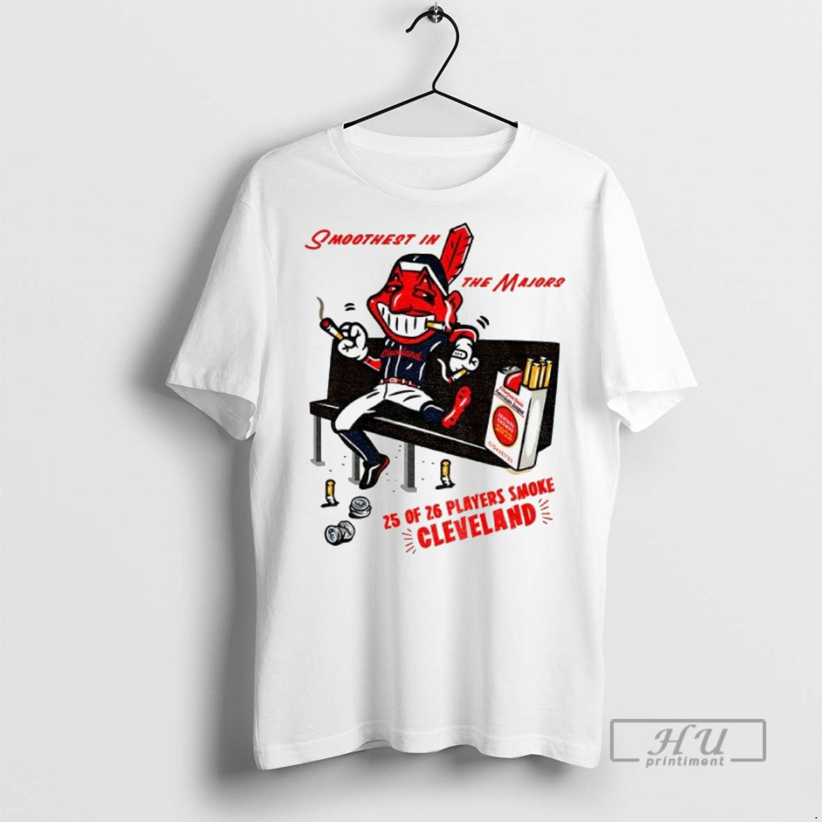 Officials Cleveland Guardians Smoothest In The Majors 25 Of 26 Players Smoke Mascot