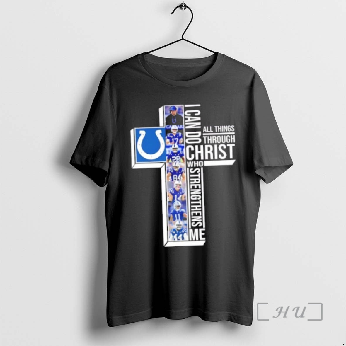 Officials Coach Shane Steichen And Players Indianapolis Colts I Can Do All Things Through Christ T-Shirts, Hoodie, Sweatshirt