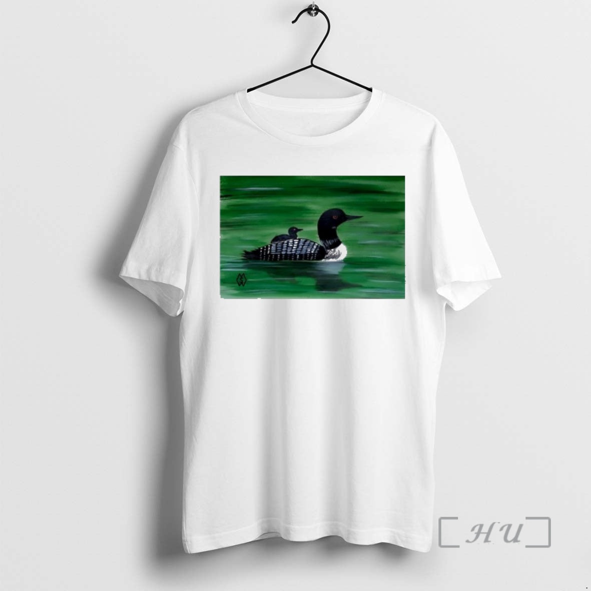 Officials Common Loon With Baby On Back T-Shirts, Hoodie, Sweatshirt | DripVista.com