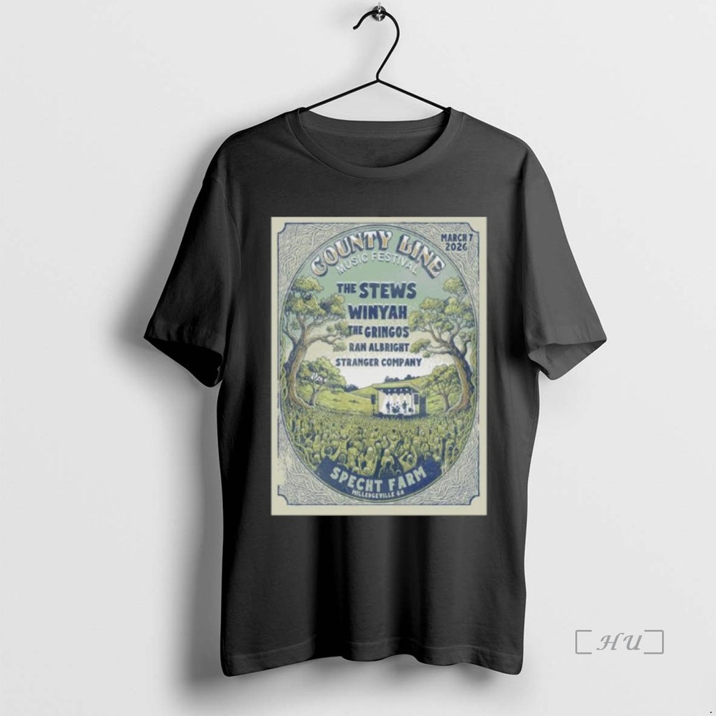 Officials County Line Music Festival Milledgeville Ga March 7 2026 Concert Long Sleve Premium T-Shirts, Hoodie, Sweatshirt