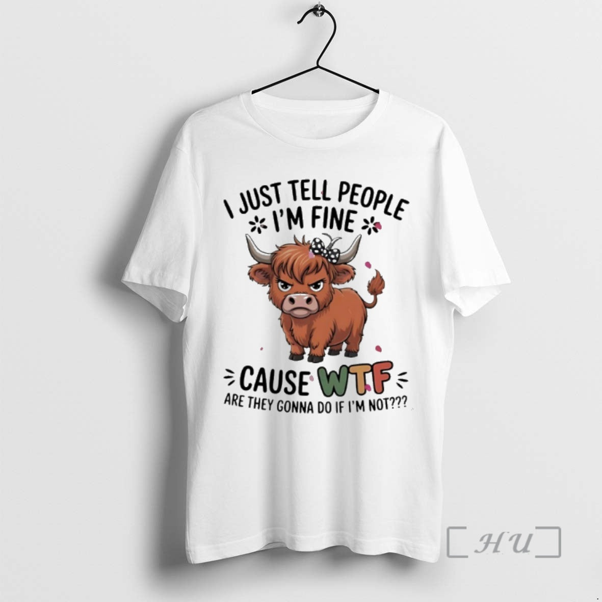 Officials Cow I Just Tell People Im Fine Cause Wtf Are They Gonna Do If T-Shirts, Hoodie, Sweatshirt | DripVista.com