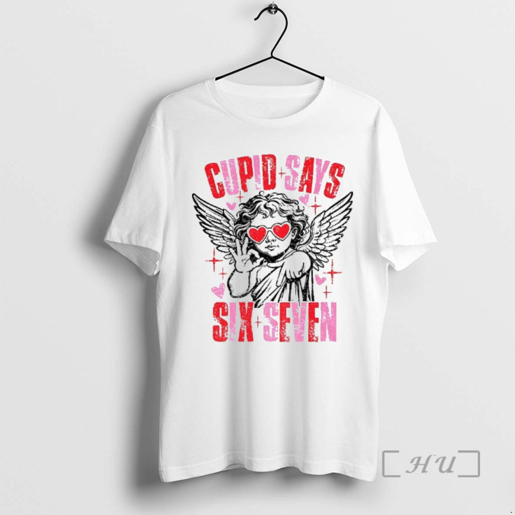 Officials Cupid Days 67 Love Graphic Valentines Day T-Shirts, Hoodie, Sweatshirt | DripVista.com