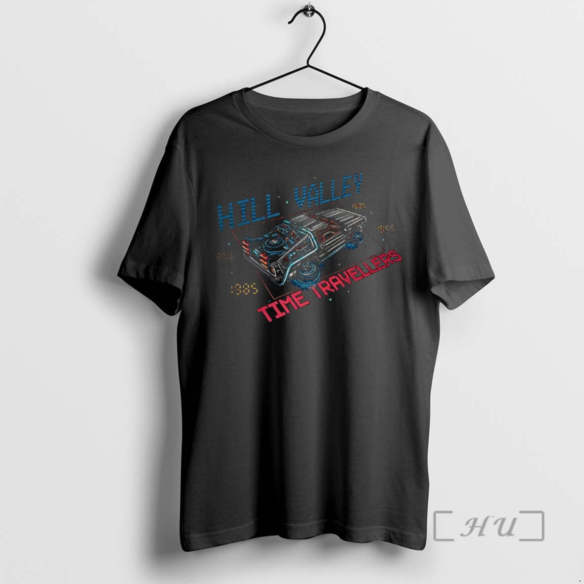 Officials Delorean Time Machine Hill Valley Time Travellers Retro T-Shirts, Hoodie, Sweatshirt | DripVista.com