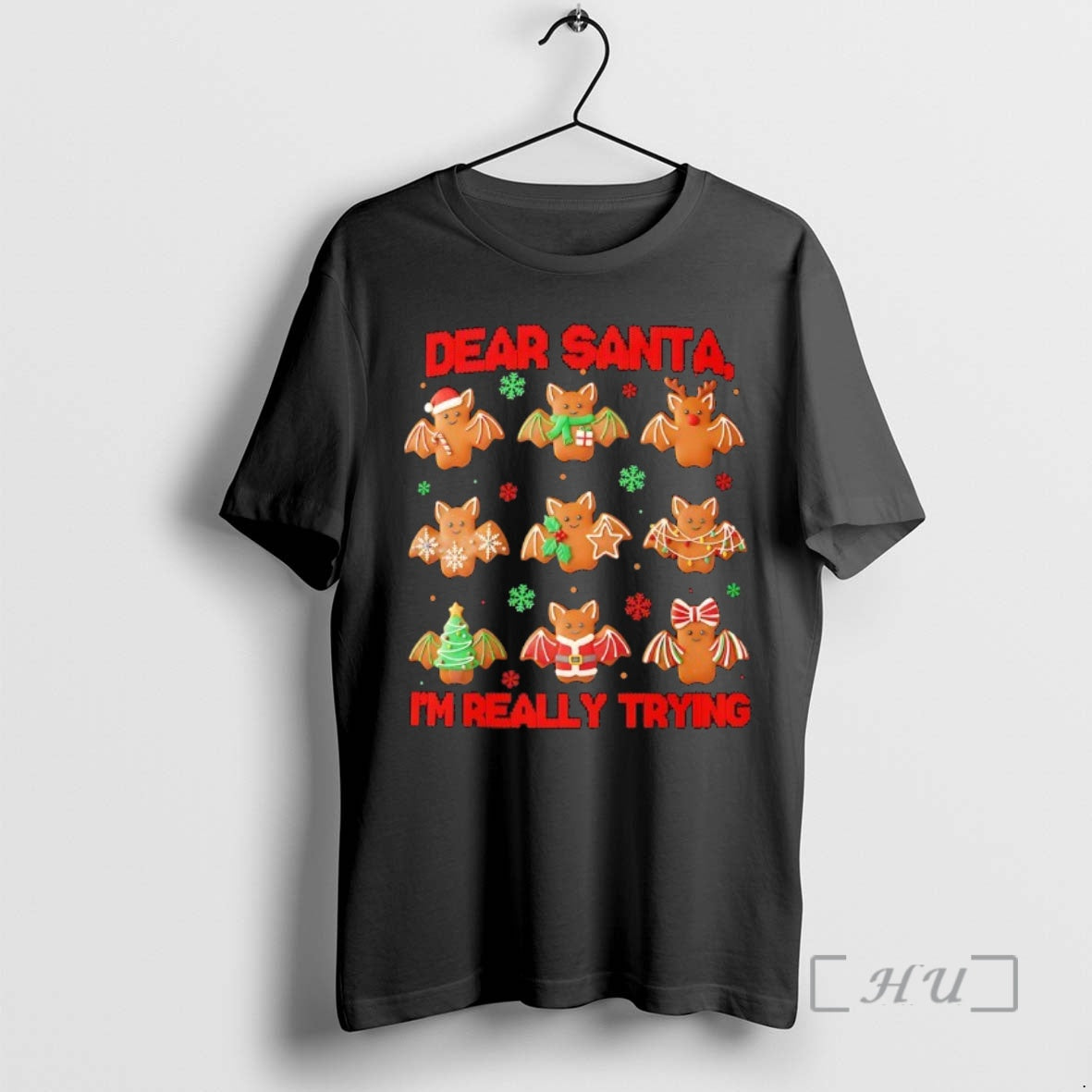 Officials Dear Santa Im Really Trying Halloween Lover T-Shirts, Hoodie, Sweatshirt | DripVista.com