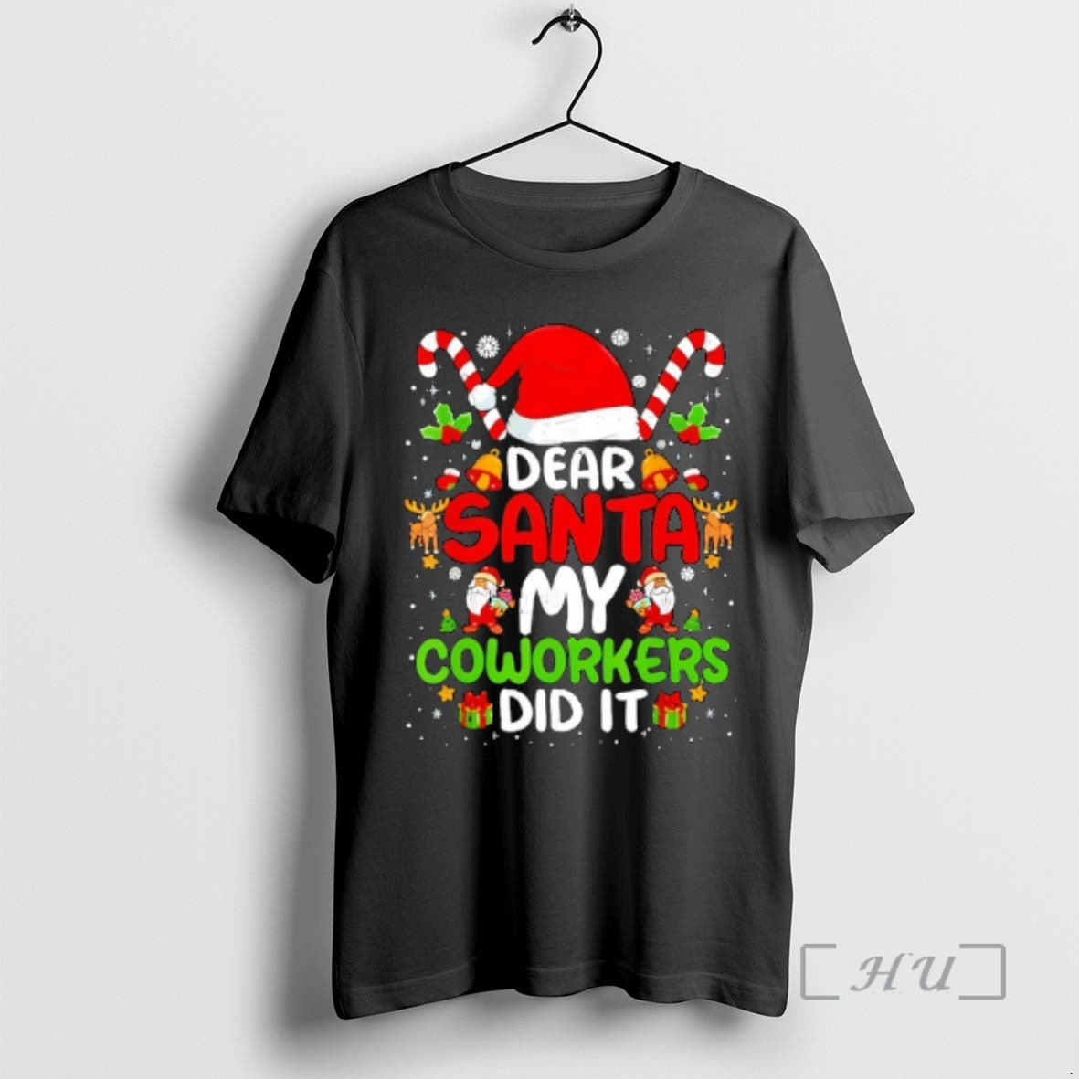 Officials Dear Santa My Coworkers Did It Office Christmas T-Shirts, Hoodie, Sweatshirt | DripVista.com