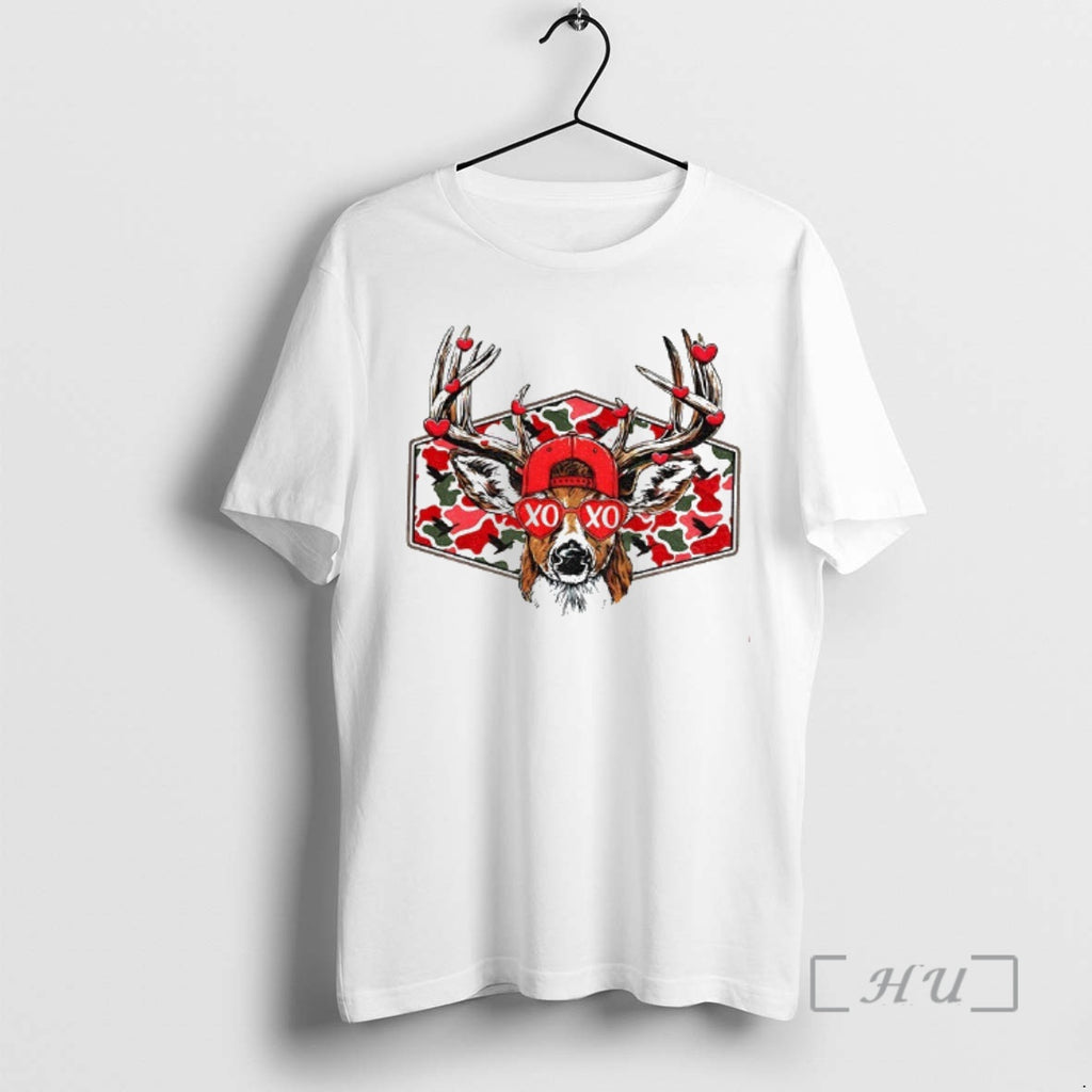 Officials Deer Hunter Valentines Hunting Xo Xo T-Shirts, Hoodie, Sweatshirt | DripVista.com