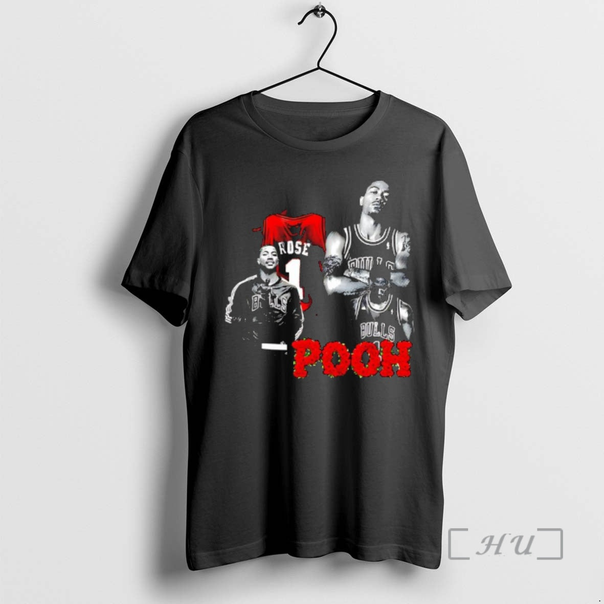 Officials Derrick Rose Pooh Chicago Bulls Professional Basketball Player T-Shirts, Hoodie, Sweatshirt | DripVista.com