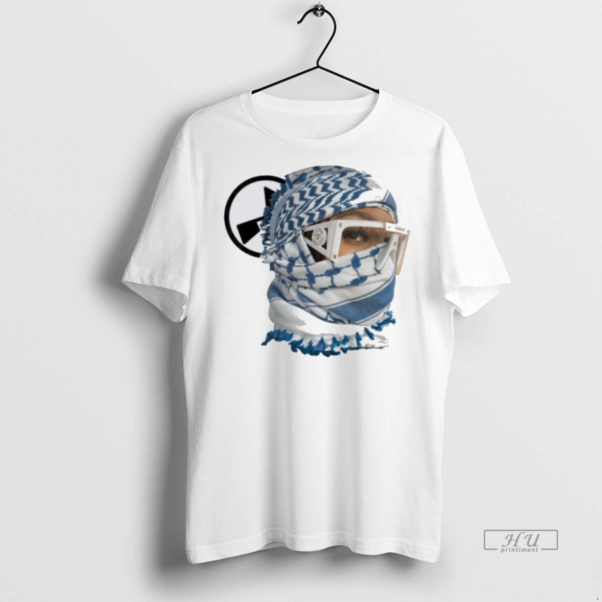 Officials Desert Scarf Girl Print T Shirt Sweater
