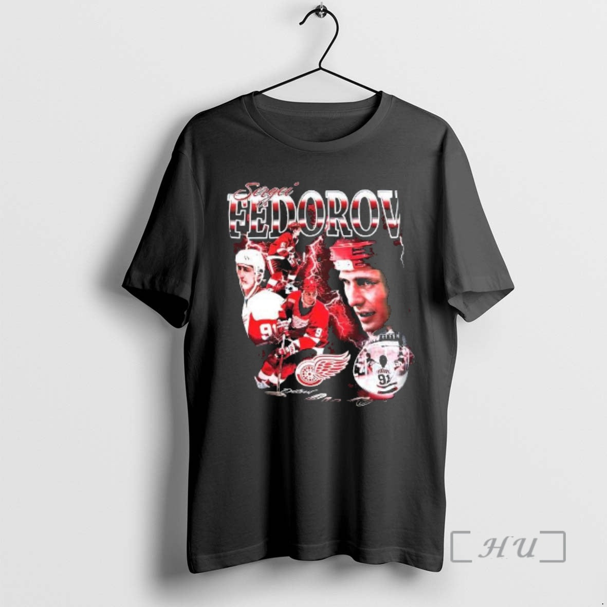 Officials Detroit Red Wings Sergei Fedorov Graphic T-Shirts, Hoodie, Sweatshirt | DripVista.com