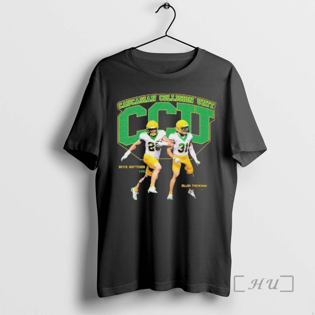 Officials Dillon Thieneman And Bryce Boettcher Caucasian Collision Unit Ccu T-Shirts, Hoodie, Sweatshirt | DripVista.com