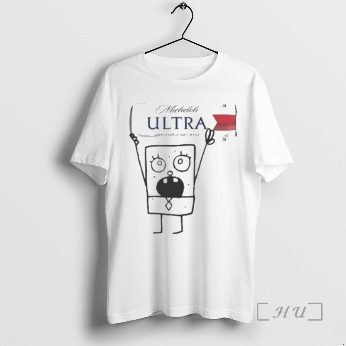 Officials Doodlebob Holding Michelob Ultra Superior Light Lager Beer Can T-Shirts, Hoodie, Sweatshirt | DripVista.com