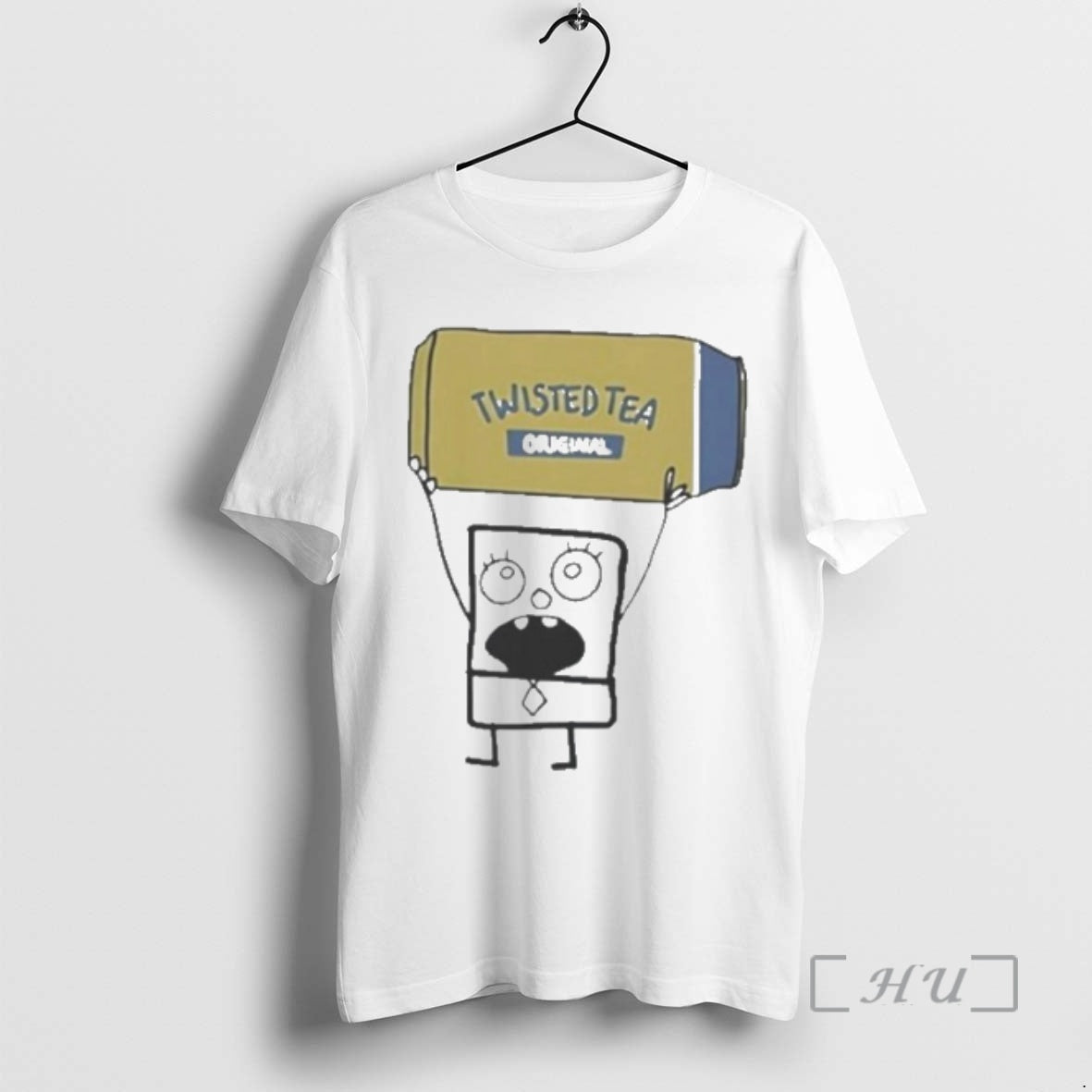 Officials Doodlebob Holding Twisted Tea Can T-Shirts, Hoodie, Sweatshirt | DripVista.com