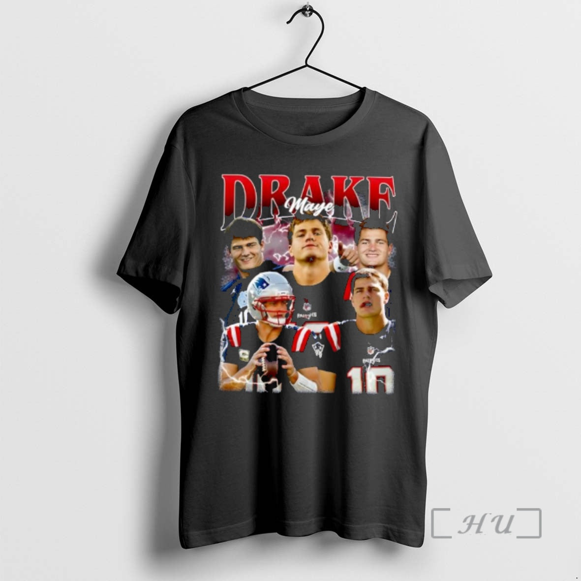 Officials Drake Maye Bootleg Essential Graphic T-Shirts, Hoodie, Sweatshirt | DripVista.com