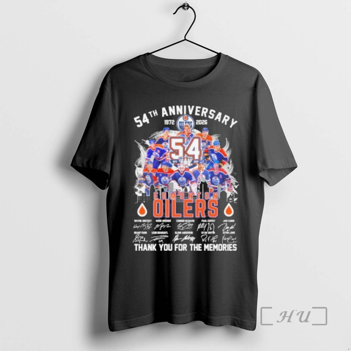 Officials Edmonton Oilers Team 54th Anniversary 1972 2026 T-Shirts, Hoodie, Sweatshirt | DripVista.com